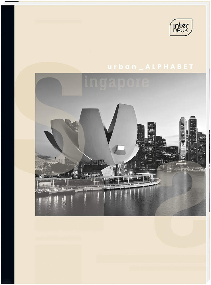 Brulion Interdruk A4/192 kartki 70g kratka mix