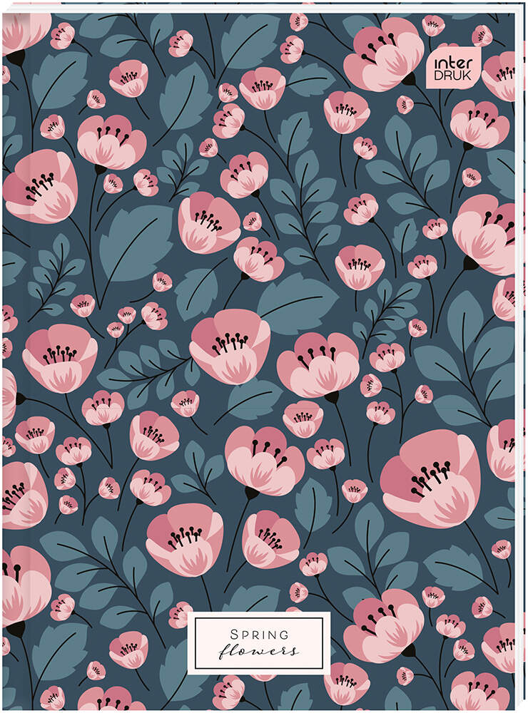 Brulion Interdruk A5/160 kartek 70g kratka mix 153