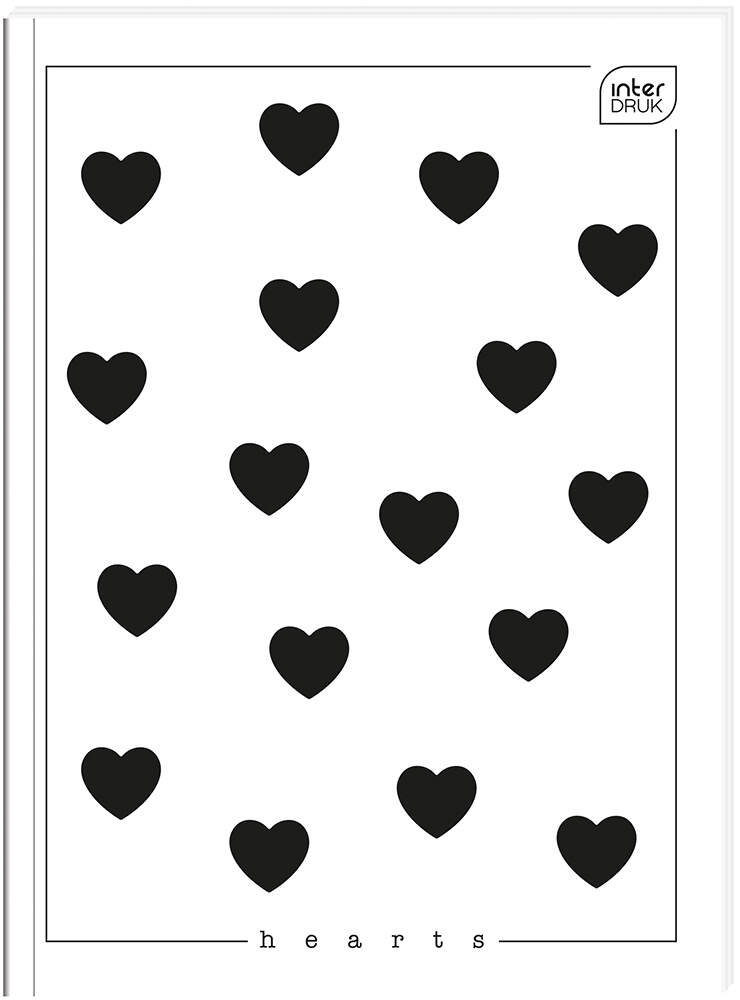 Brulion interduk b5 96 kartek kratka oprawa półtwarda mix 339